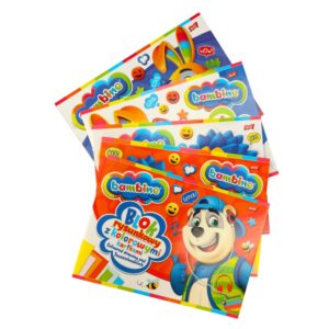Zestaw plastyczny Bambino kredki mazaki farby w walizce 57el