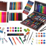 Zestaw plastyczny do malowania walizka 123el