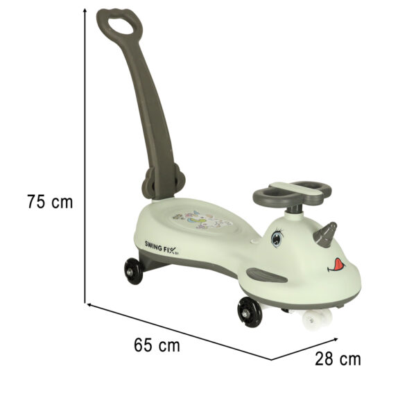 Jezdzik grawitacyjny LED Swing FIX S1 skuter z raczka szary max 65kg 172788.jpg