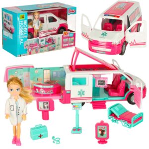 Karetka pogotowia ambulans mobilny szpital lalka akcesoria 173289.jpg