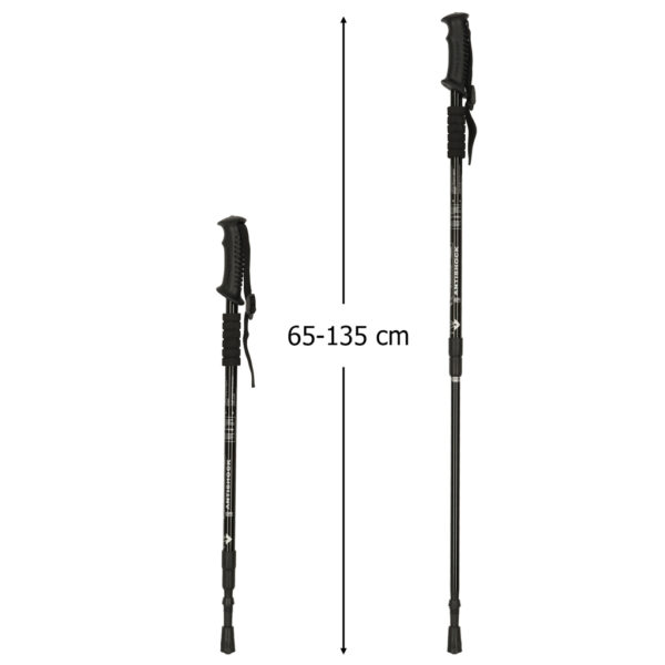 Kijki kije trekkingowe do nordic walking skladane 2 sztuki czarne 172811.jpg