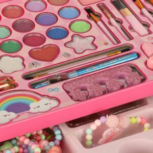 Kuferek zestaw kosmetykow do makijazu i paznokci makeup kosmetyki cienie lakiery szuflady syrenka 172393.jpg