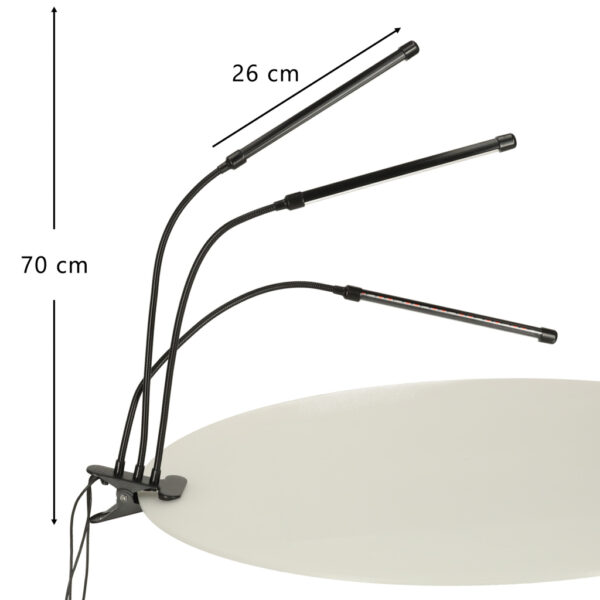 Lampa do roslin LED uprawy wzrostu panel 3 zarowki 172590.jpg