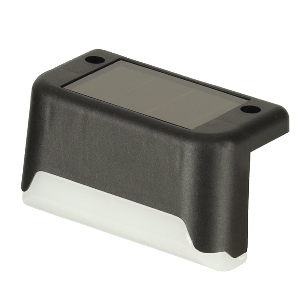 Lampa solarna schodowa ogrodowa zewnetrzna LED na schody czujnik zmierzchu 8 sztuk