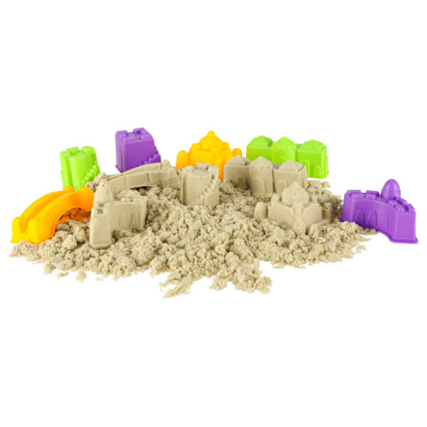 Piasek dla dzieci 1100g zamek pojazdy foremki figurki zestaw kreatywny 173609.jpg