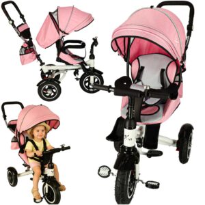 Rowerek trojkolowy Trike Fix V3 rower spacerowka 3w1 obracany 360 wolne kolo rozowy 172543.jpg