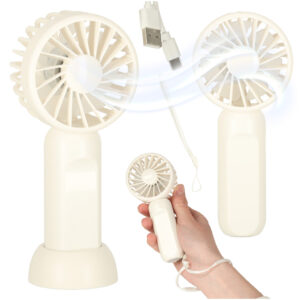 Wiatrak biurkowy wentylator mini reczny wiatraczek przenosny USB 13 8cm 173391.jpg