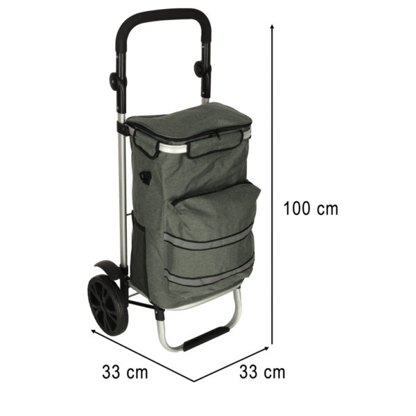 Wozek torba na zakupy na kolkach ze stelazem 100cm szary 172654.jpg