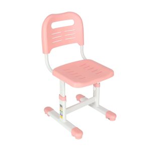 Kinder-Schulpult mit verstellbarem Stuhl und LED-Lampe USB rosa 175618.jpg
