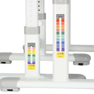 Kinder-Schulpult mit verstellbarem Stuhl und LED-Lampe, USB, grau 175581.jpg