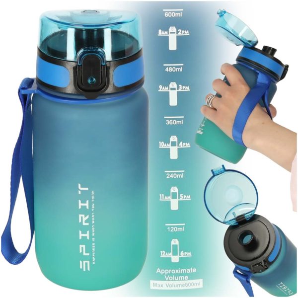 Butelka-na-wode-bidon-ze-slomka-uchwytem-sportowy-600ml-niebiesko-zielony-174078 Butelka na wode bidon ze slomka uchwytem sportowy 600ml niebiesko zielony