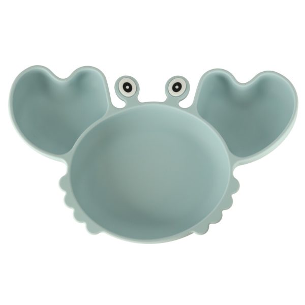 Silicone dishes for children, crab, set of 9 pieces, blue 135897.jpg