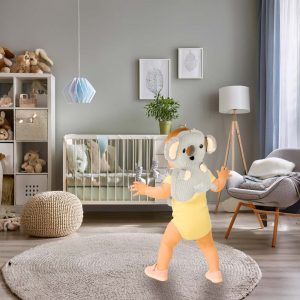 Ochranný vankúš na hlavu pre učenie sa chôdze, ochranný batoh proti pádu koala 174115.jpg