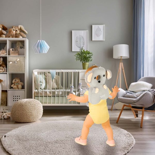 Ochranný vankúš na hlavu pre učenie sa chôdze, ochranný batoh proti pádu koala 174115.jpg