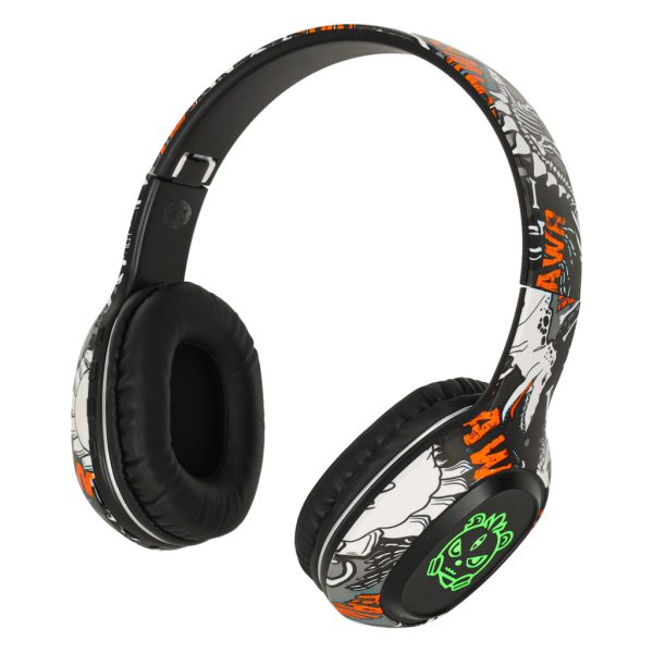 Sluchawki bezprzewodowe nauszne Bluetooth Gaming Sport czarne 174144.jpg