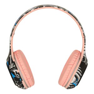 Sluchawki bezprzewodowe nauszne Bluetooth Gaming Sport rozowe 174156.jpg