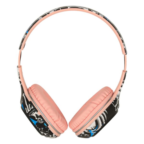 Sluchawki bezprzewodowe nauszne Bluetooth Gaming Sport rozowe 174157.jpg