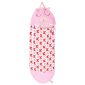 Children's sleeping bag, travel pillow, 2-in-1, 135x50cm, pink 175591.jpg