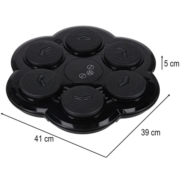 Стенен боксов тренировъчен щит с музика, LED, USB, ръкавици 175410.jpg