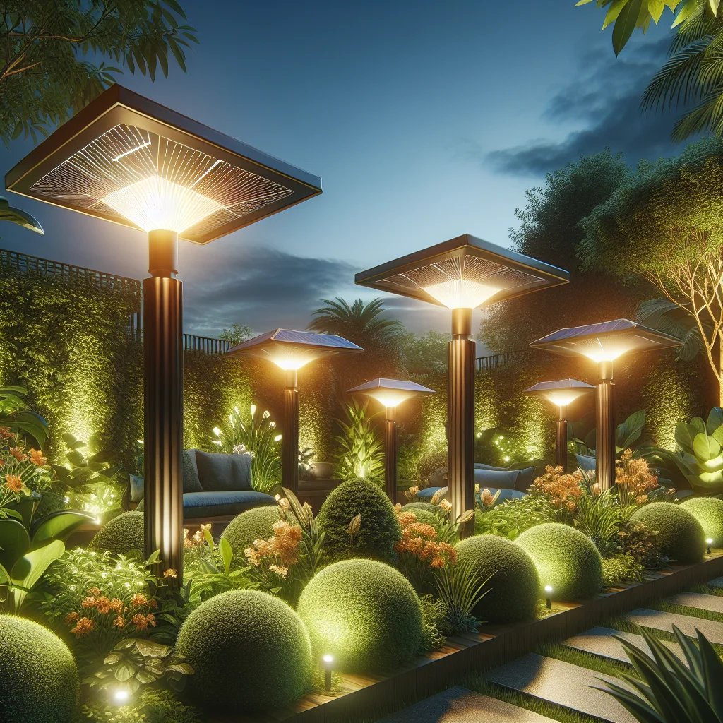 Lampy solarne ogrodowe