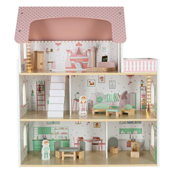 Wooden dollhouse LULILO Peonio 70cm LED size 176201.jpg