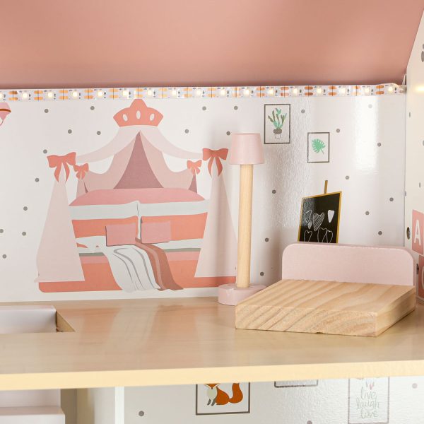 Wooden dollhouse LULILO Peonio 70cm LED size 176208.jpg