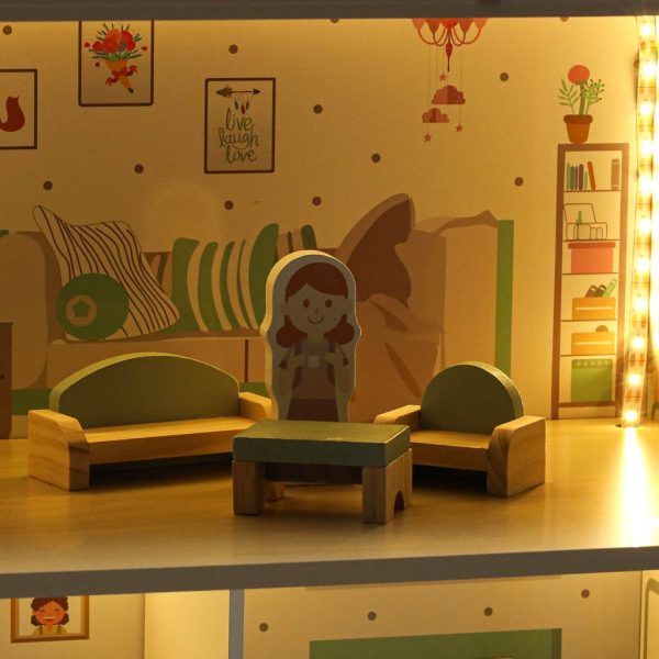 Wooden dollhouse LULILO Peonio 70cm LED size 176211.jpg