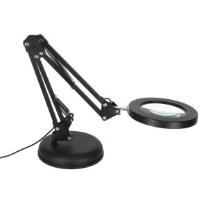 LED stolová lampa s lupou, otočné rameno, 2 možnosti montáže 176422.jpg