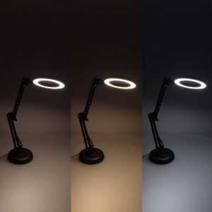 LED stolová lampa s lupou, otočné rameno, 2 možnosti montáže 176430.jpg