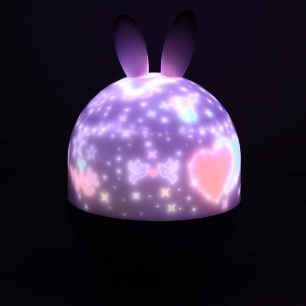 Nachtlampe Sternenprojektor LED USB drehbar 6 Motive Fernbedienung Hase 176387.jpg