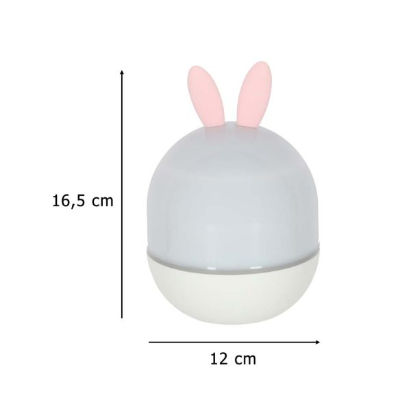 Nachtlampe Sternenprojektor LED USB drehbar 6 Motive Fernbedienung Hase 176392.jpg