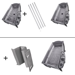 Lozeczko dzieciece turystyczne skladane dwupoziomowe przewijak max 15kg 177173.jpg