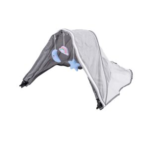 Lozeczko dzieciece turystyczne skladane dwupoziomowe przewijak max 15kg 177174.jpg