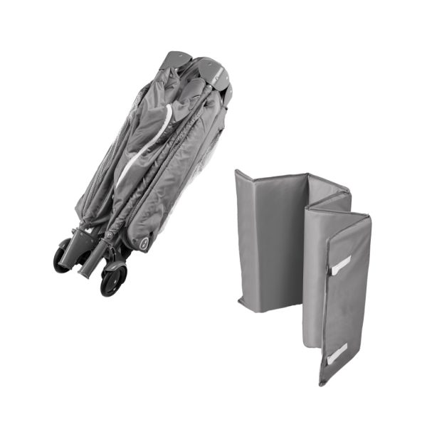 Lozeczko dzieciece turystyczne skladane z materacem max 15kg 177164.jpg