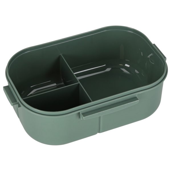 Lunchbox mit Fächern, unterteilt, 1200ml, grün 176317.jpg