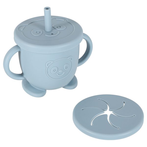 Silikongeschirr für Babys und Kinder, Krabbe, 9er Set, blau 176339.jpg