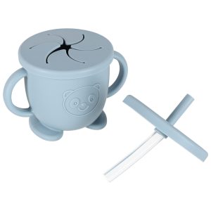 Silikongeschirr für Babys und Kinder, Krabbe, 9er Set, blau 176340.jpg