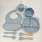 Silicone dishes for children, set of 8 pieces, mint 169808.jpg