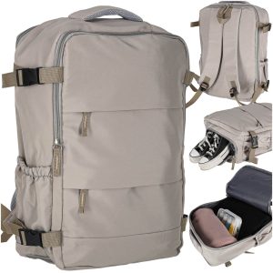 Cestovný batoh turistická batožina sivý 45x30 cm 176243.jpg