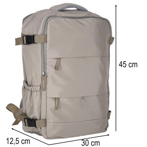 Cestovný batoh turistická batožina sivý 45x30 cm 176255.jpg