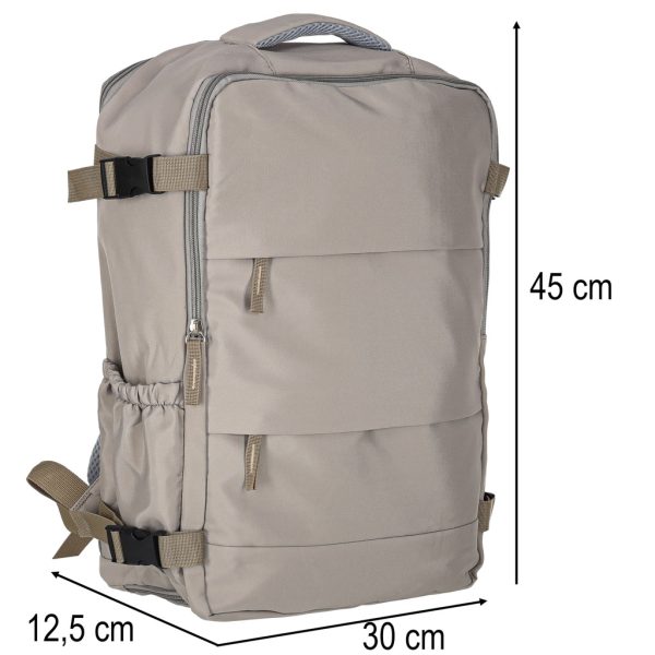 Cestovný batoh turistická batožina sivý 45x30 cm 176255.jpg
