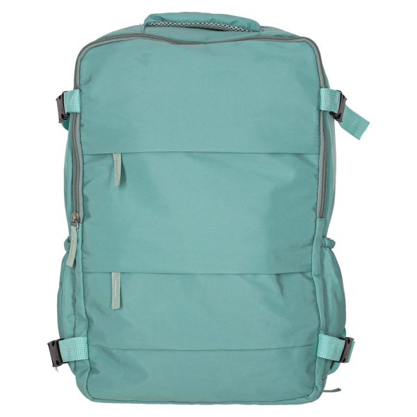 Cestovní batoh turistická zavazadla zelený 45x30 cm 176257.jpg