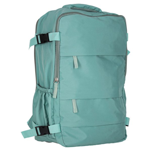 Cestovní batoh turistická zavazadla zelený 45x30 cm 176258.jpg