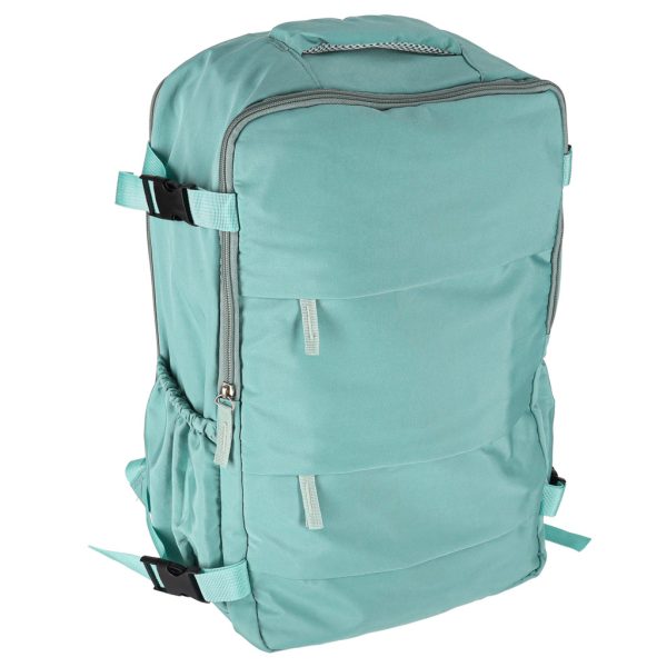 Cestovní batoh turistická zavazadla zelený 45x30 cm 176262.jpg