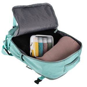 Cestovní batoh turistická zavazadla zelený 45x30 cm 176264.jpg