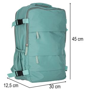 Cestovní batoh turistická zavazadla zelený 45x30 cm 176268.jpg