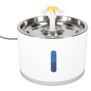 Фонтанчик для води для собак, котів, тварин, автоматичний фонтанчик, LED USB 2, 4 л, фільтр для очищення 176736.jpg