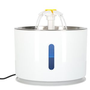 Фонтанчик для води для собак, котів, тварин, автоматичний фонтанчик, LED USB 2, 4 л, фільтр для очищення 176738.jpg