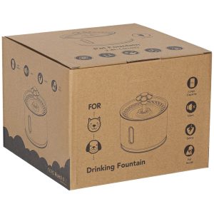Фонтанчик для води для собак, котів, тварин, автоматичний фонтанчик, LED USB 2, 4 л, фільтр для очищення 176749.jpg
