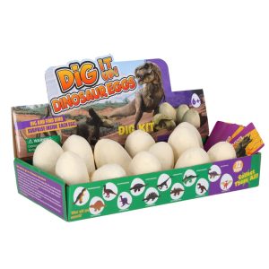 Dinozaury wykopaliska jajka dinozaura figurki zestaw archeologiczny 12 jajek 178469.jpg